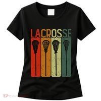 Retro Lax Lacross Stick Women Lacrosse Player Women's T-Shirt thumb 0