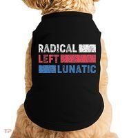 Radical Left Lunatic Anti Trump Funny Democrat Doggie Tank thumb 0