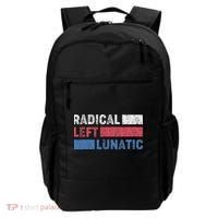 Radical Left Lunatic Anti Trump Funny Democrat Backpack thumb 0