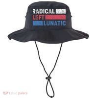 Radical Left Lunatic Anti Trump Funny Democrat Bucket Hat thumb 0