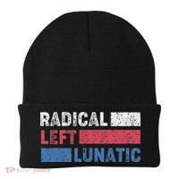 Radical Left Lunatic Anti Trump Funny Democrat Beanie thumb 0