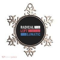 Radical Left Lunatic Anti Trump Funny Democrat Ornament thumb 0