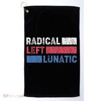 Radical Left Lunatic Anti Trump Funny Democrat Golf Towel thumb 0
