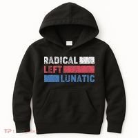 Radical Left Lunatic Anti Trump Funny Democrat Kids Hoodie thumb 0