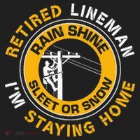 Retired Lineman Lineworker Power Lineman Retirement Women's Sweatshirt thumb 2