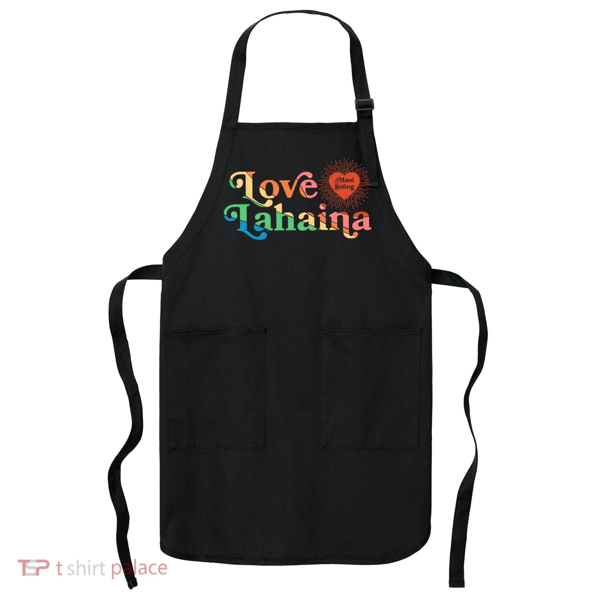 Retro Love Lahaina Maui Strong Apron