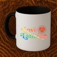 Retro Love Lahaina Maui Strong Coffee Mug thumb 2