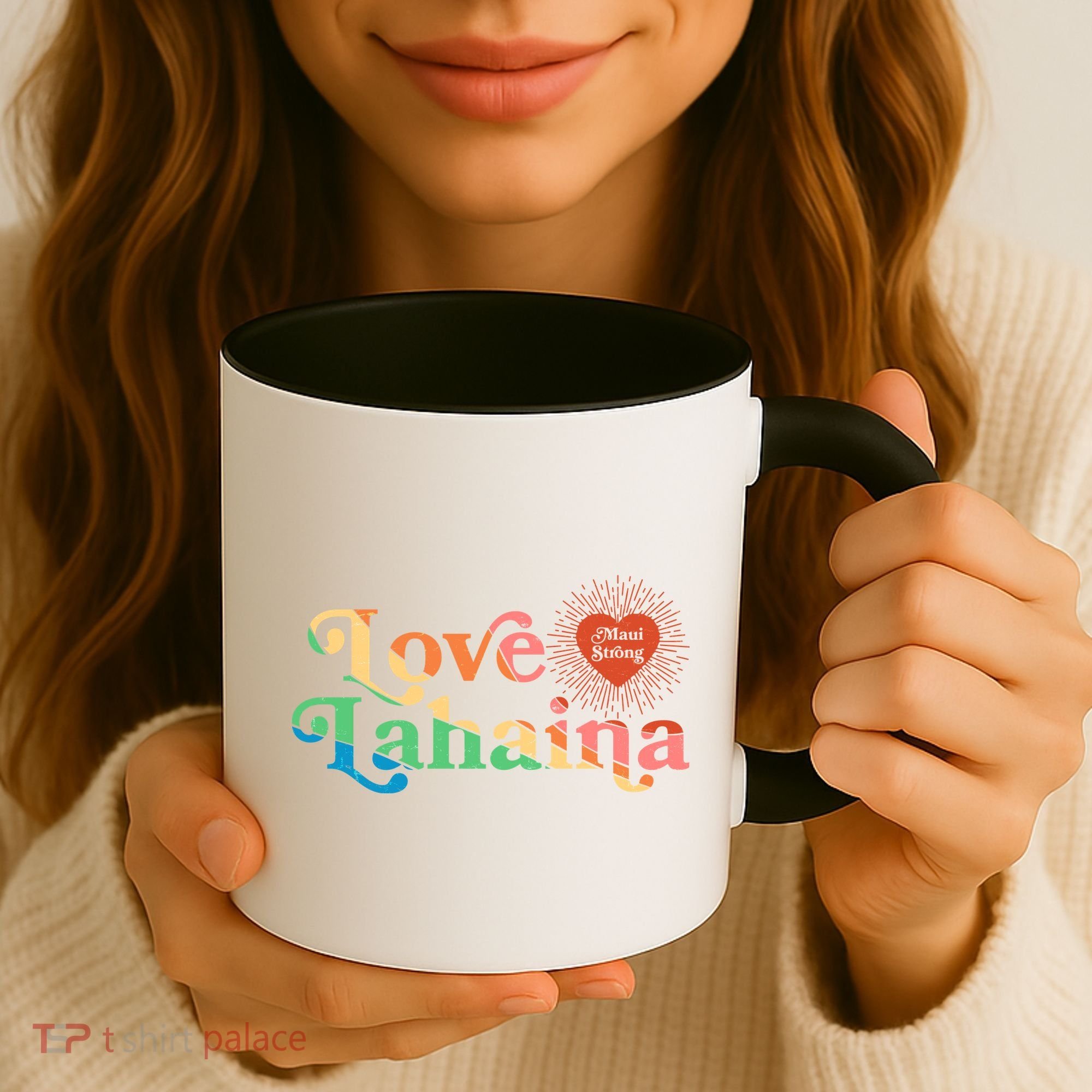 Retro Love Lahaina Maui Strong Coffee Mug