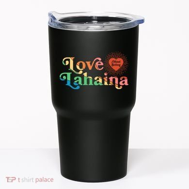 Retro Love Lahaina Maui Strong Tumbler