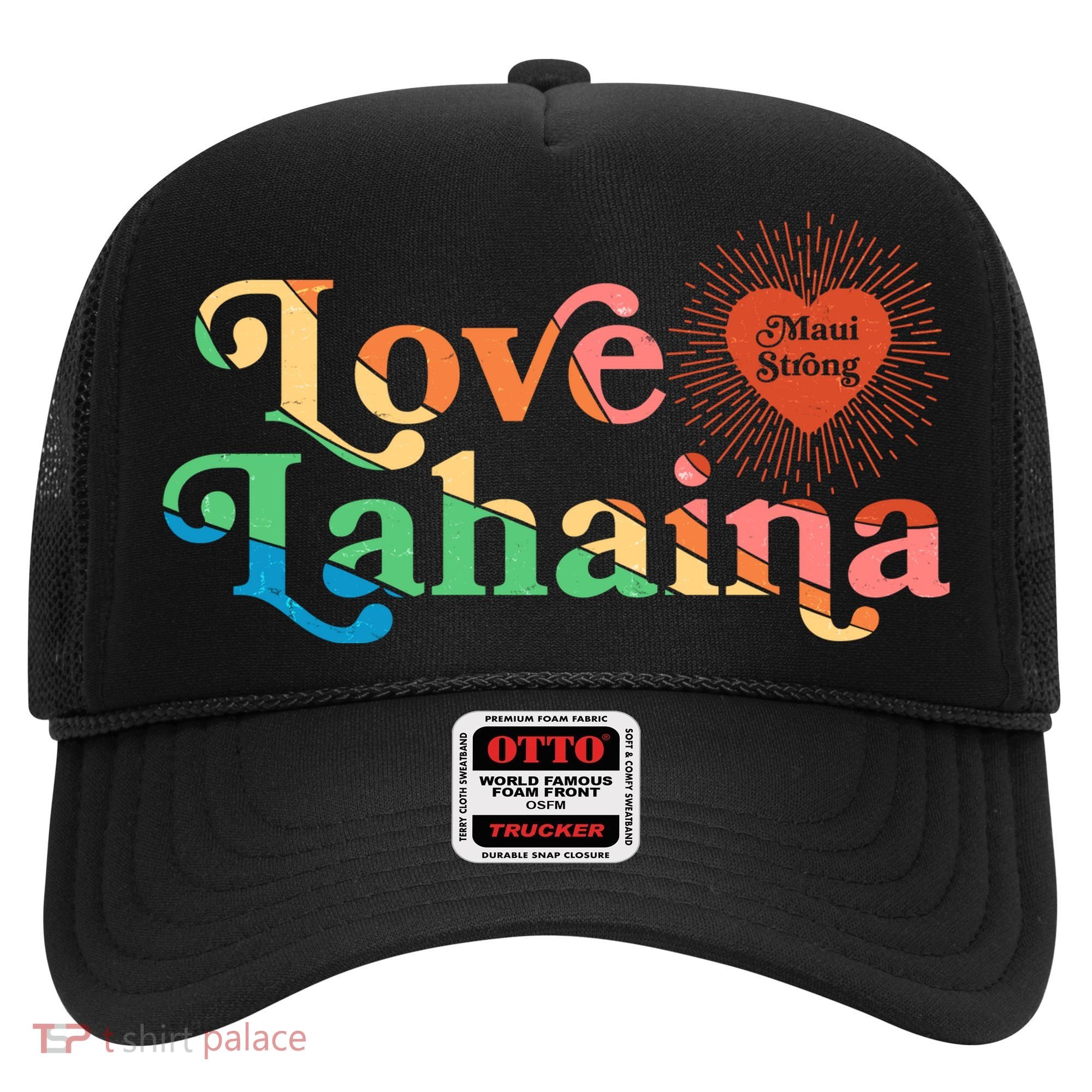 Retro Love Lahaina Maui Strong Hat