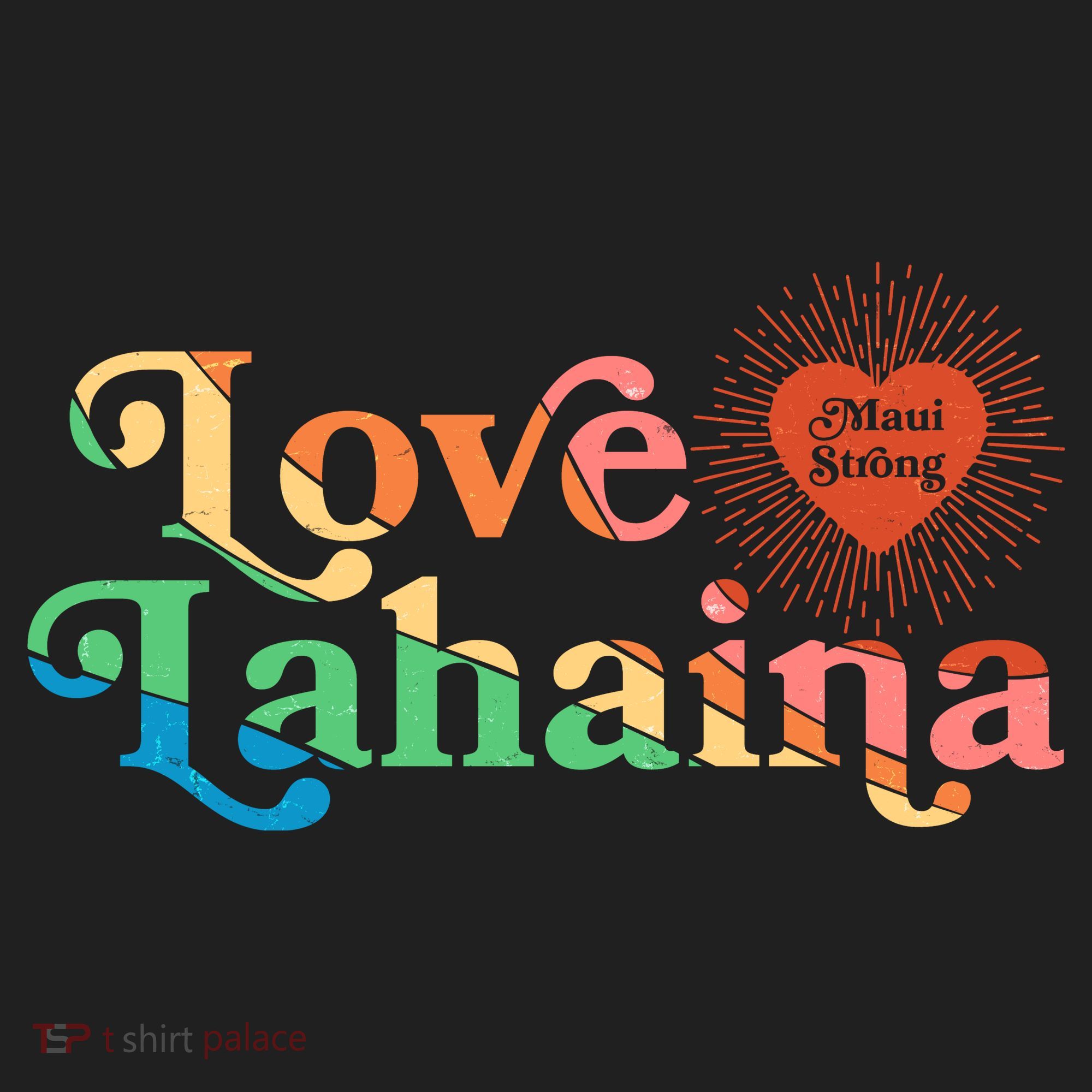 Retro Love Lahaina Maui Strong Hat