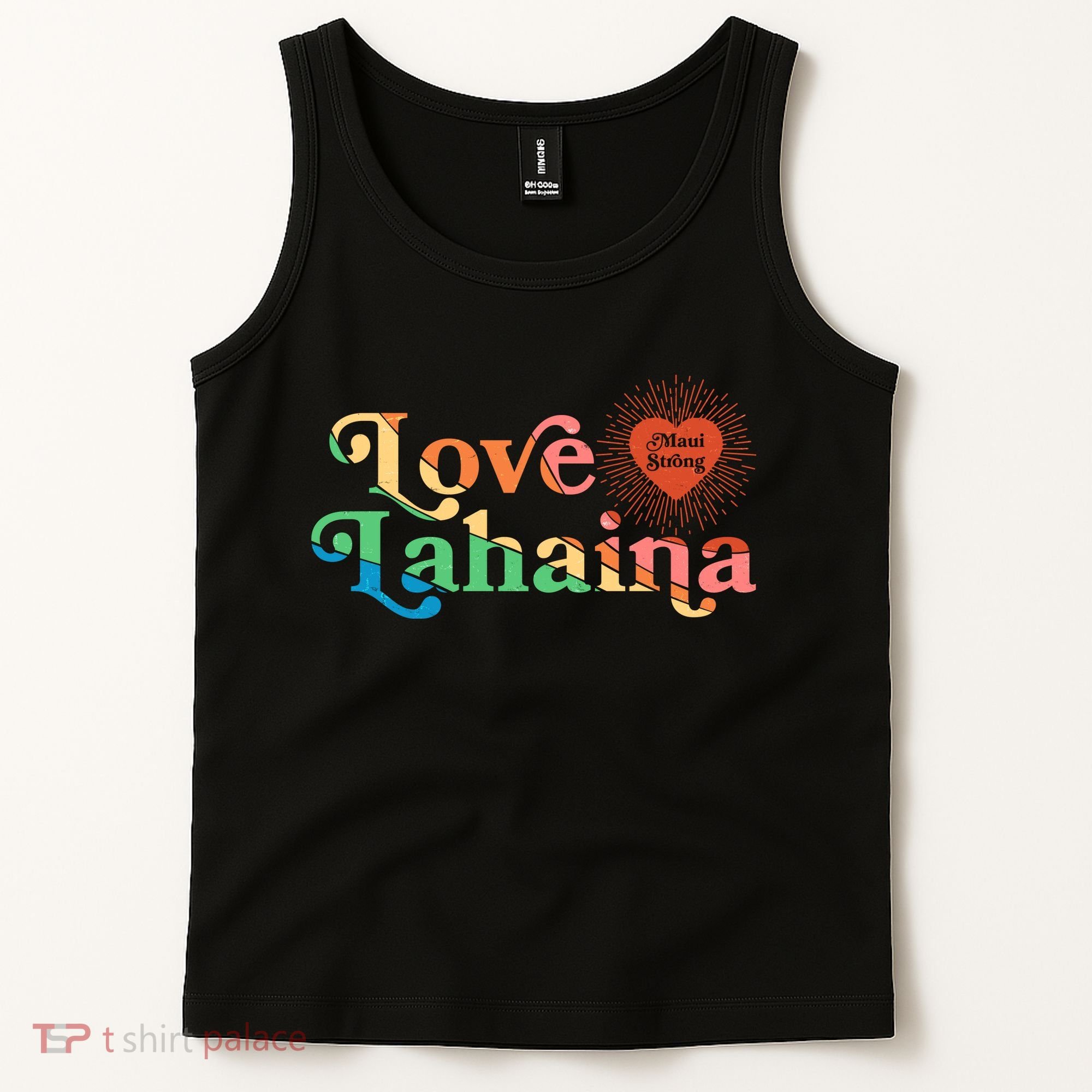 Retro Love Lahaina Maui Strong Tank Top