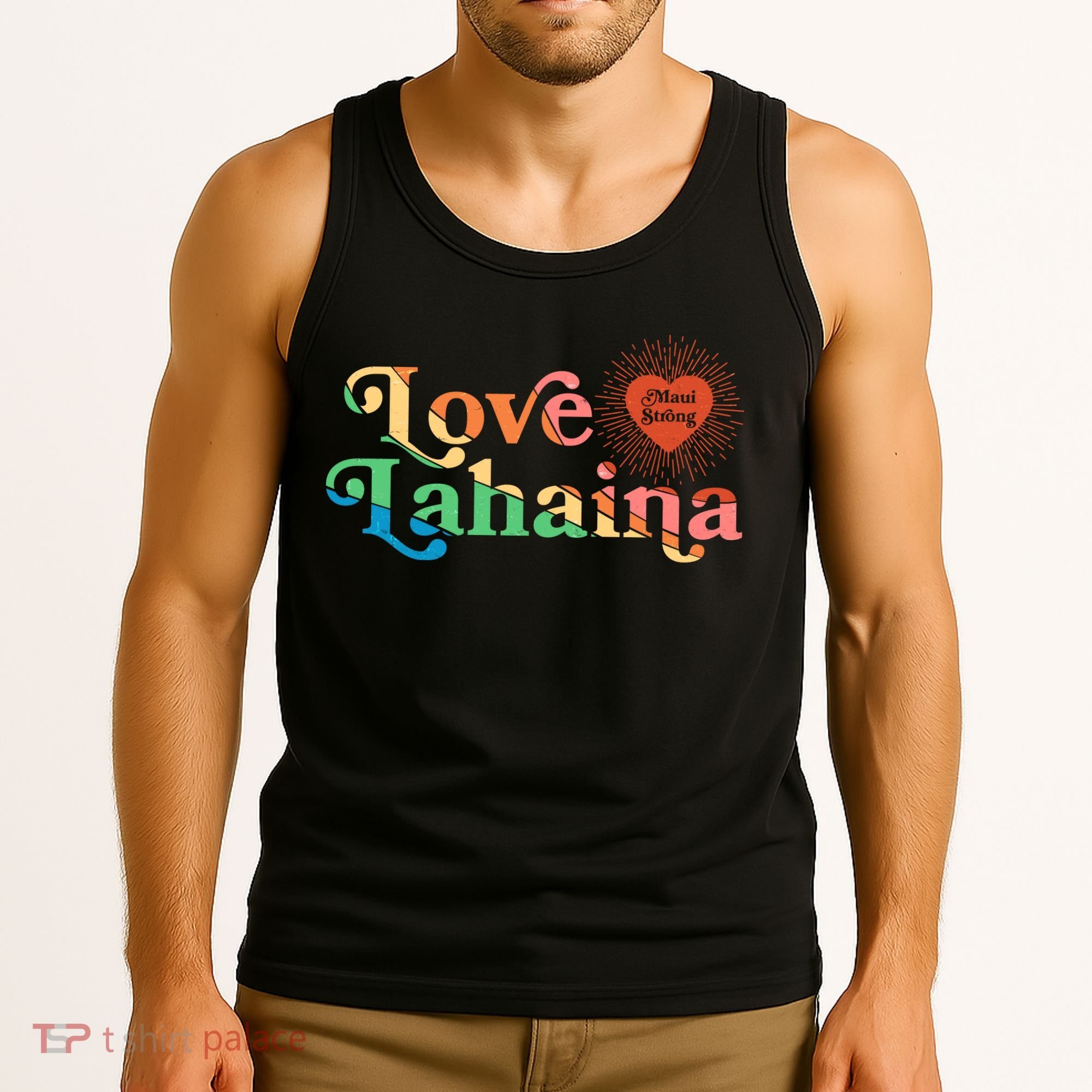 Retro Love Lahaina Maui Strong Tank Top