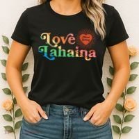Retro Love Lahaina Maui Strong Women's T-Shirt thumb 2