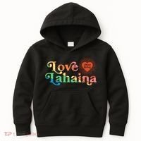 Retro Love Lahaina Maui Strong Kids Hoodie thumb 0