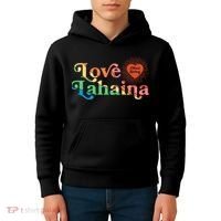 Retro Love Lahaina Maui Strong Kids Hoodie thumb 4