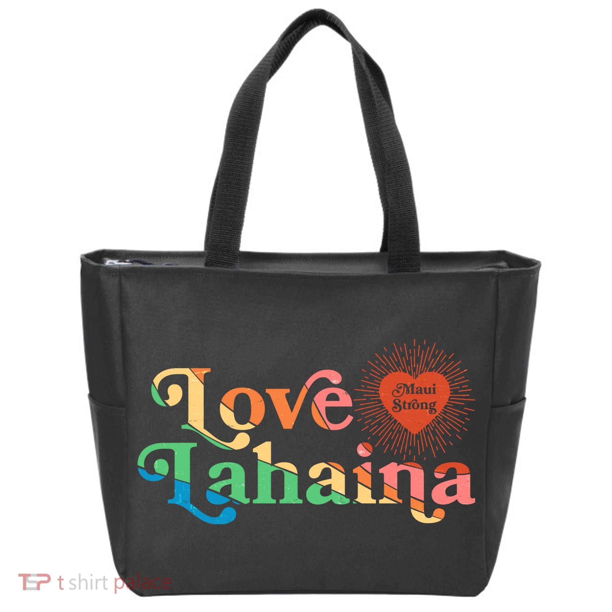 Retro Love Lahaina Maui Strong Tote Bag