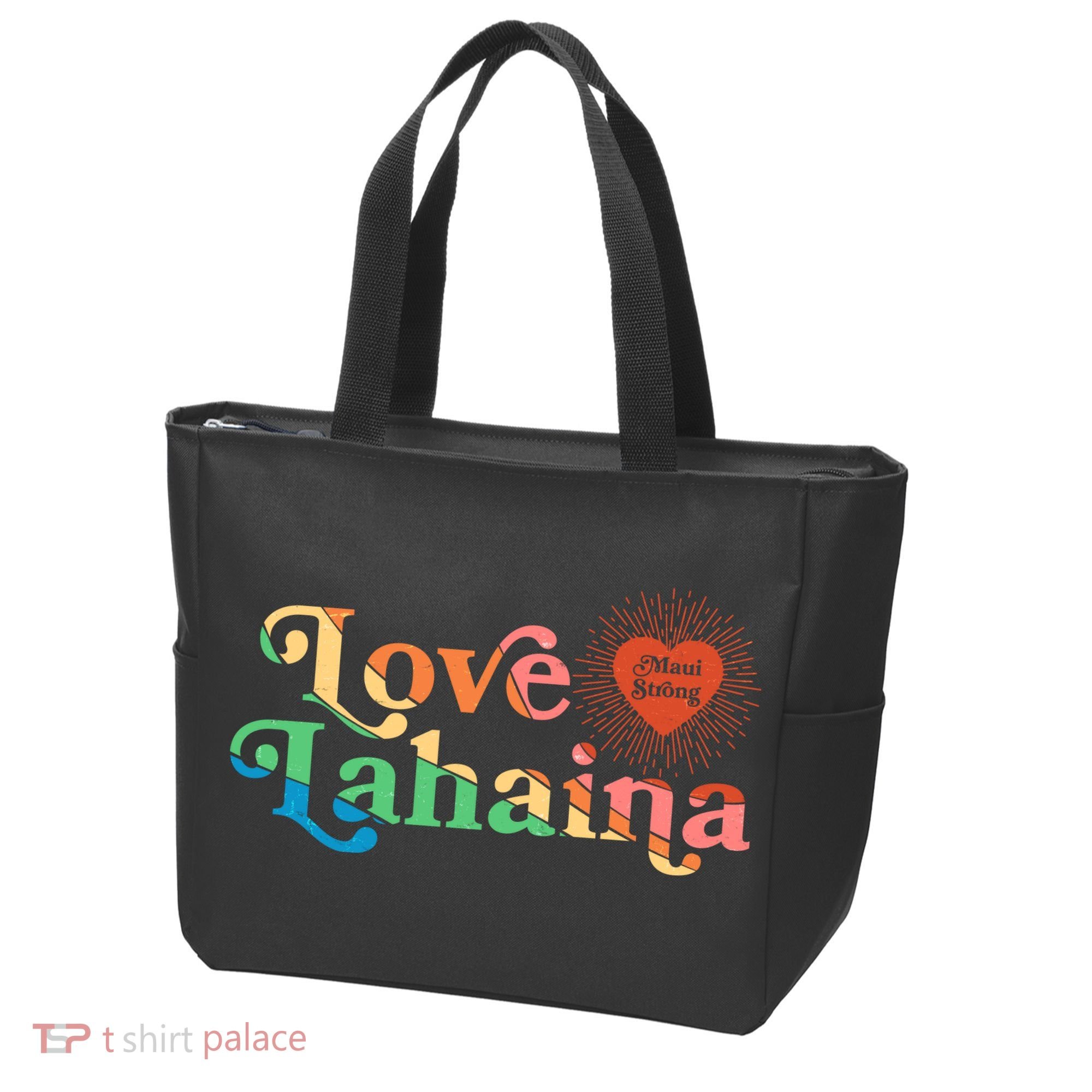 Retro Love Lahaina Maui Strong Tote Bag