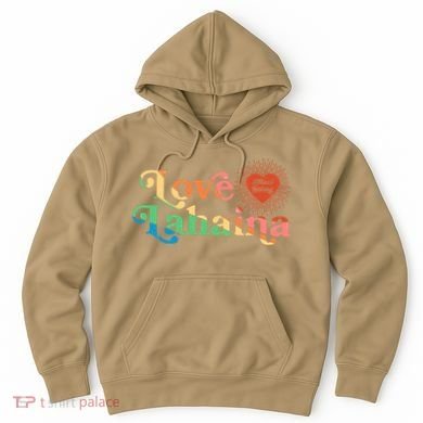 Retro Love Lahaina Maui Strong Hoodie