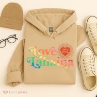 Retro Love Lahaina Maui Strong Hoodie thumb 4