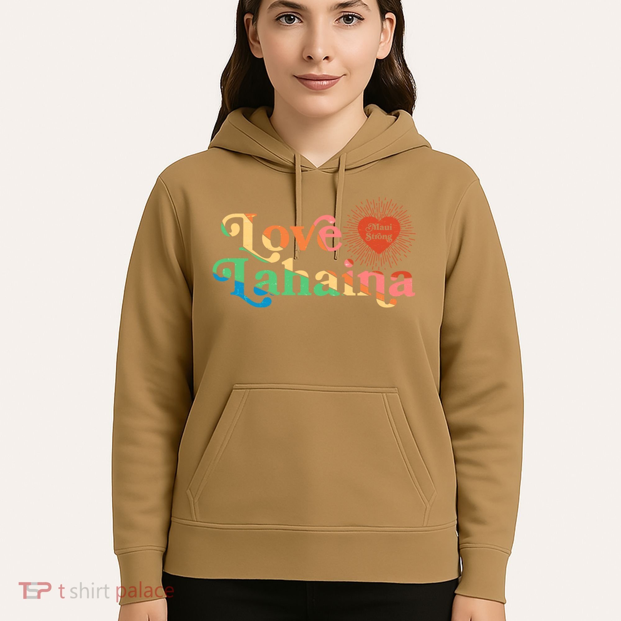 Retro Love Lahaina Maui Strong Hoodie