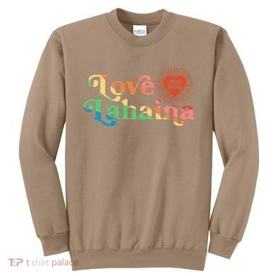 Retro Love Lahaina Maui Strong Sweatshirt