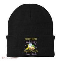 Retired Lunch Lady Make Your Own Lunch Beanie thumb 0