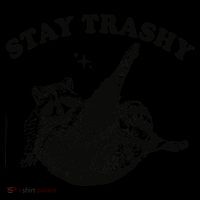 Raccoon Lover Meme Stay Trashy Ornament thumb 1