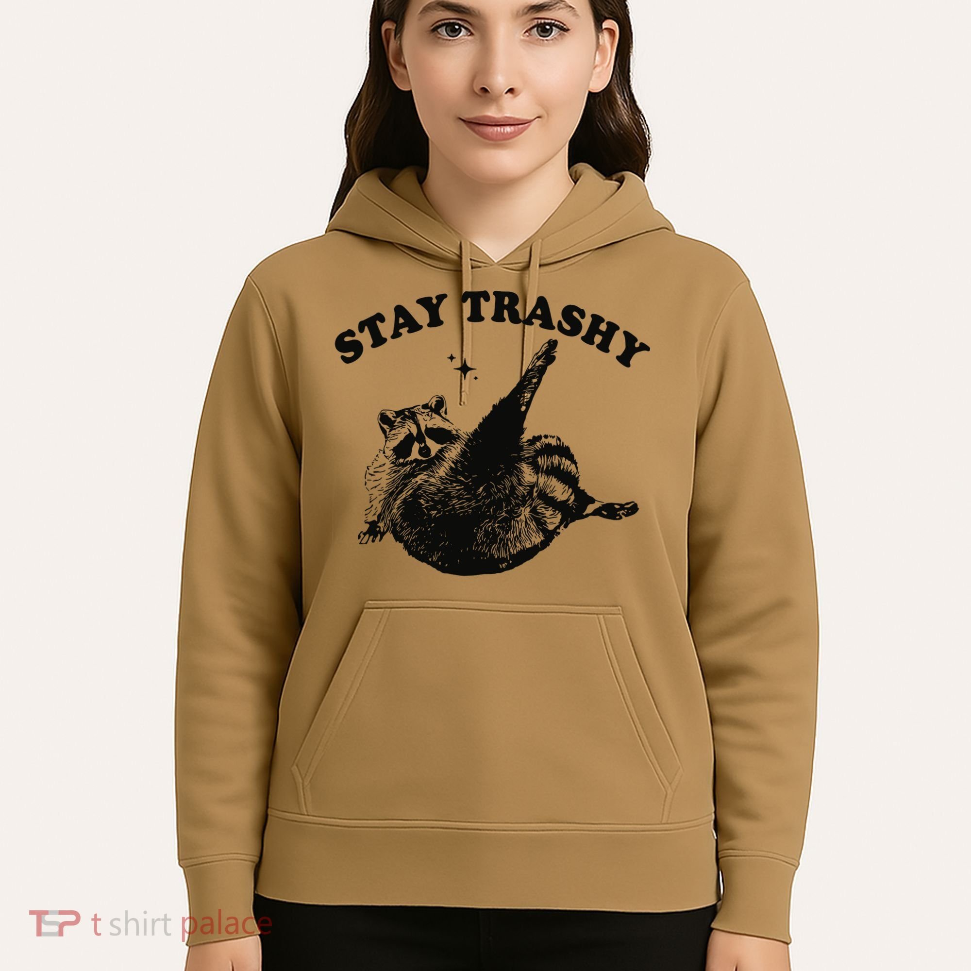 Raccoon Lover Meme Stay Trashy Hoodie