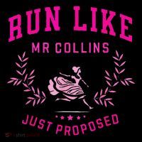 Run Like Mr.Collins Just Proposed Funny Books And Running Coffee Mug thumb 5