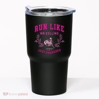 Run Like Mr.Collins Just Proposed Funny Books And Running Tumbler thumb 0
