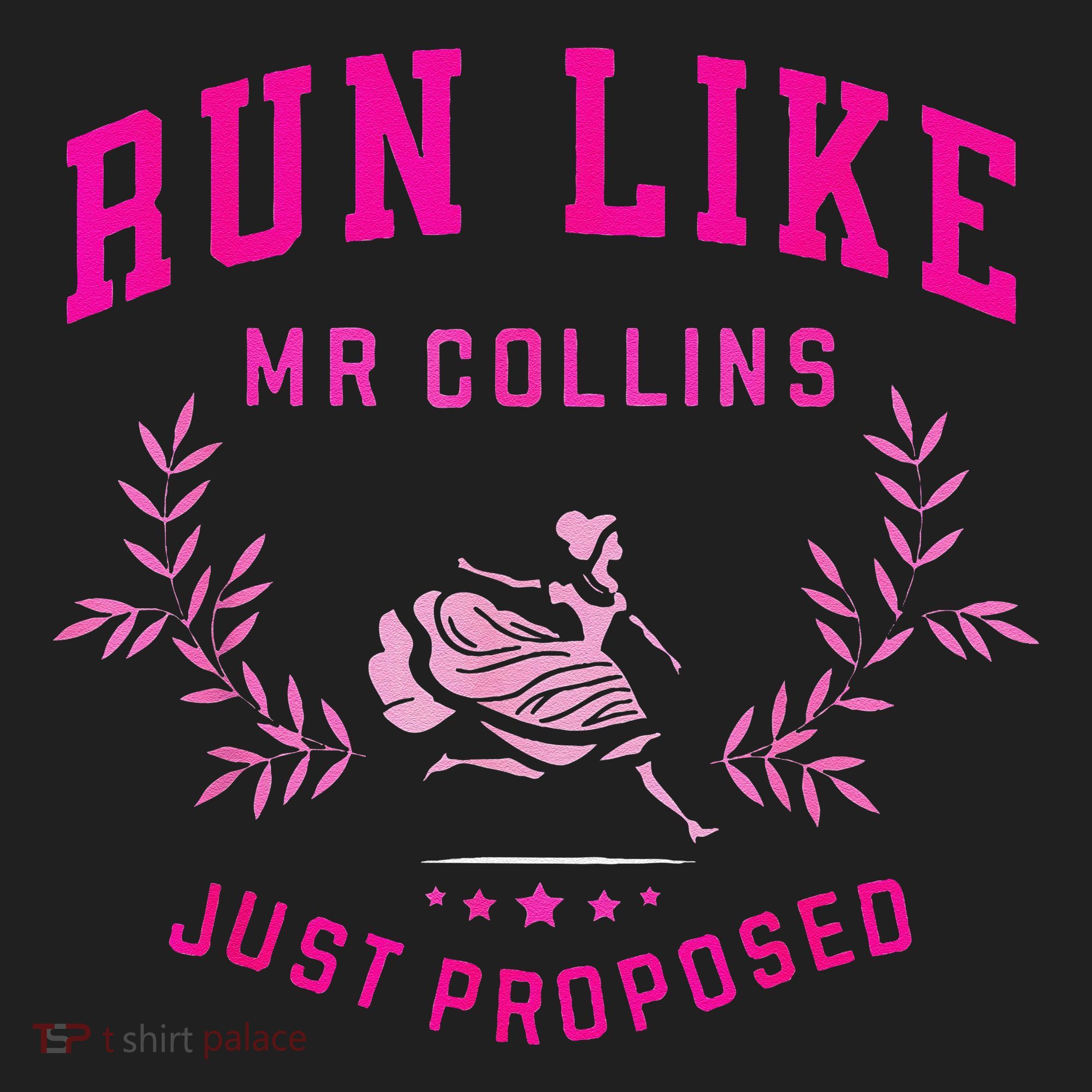 Run Like Mr.Collins Just Proposed Funny Books And Running Tumbler