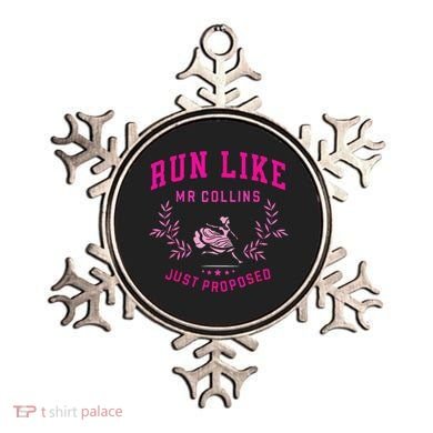 Run Like Mr.Collins Just Proposed Funny Books And Running Ornament