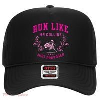 Run Like Mr.Collins Just Proposed Funny Books And Running Hat thumb 0