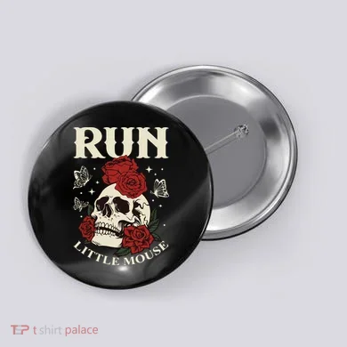Run Little Mouse Haunting Adeline Button