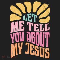 Retro Let Me Tell You About My Jesus Beanie thumb 2