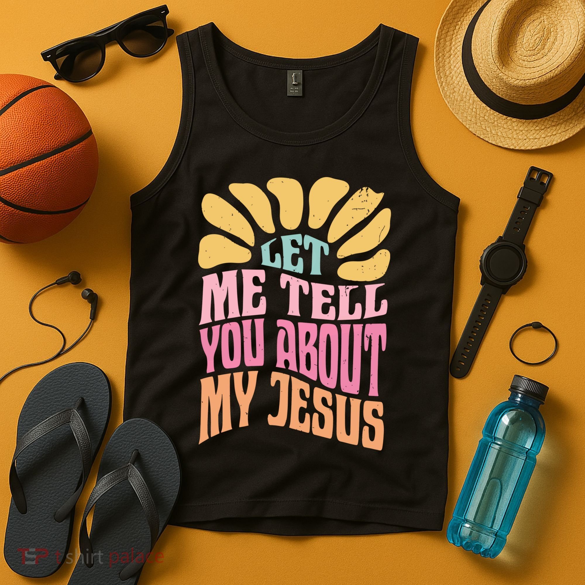 Retro Let Me Tell You About My Jesus Tank Top