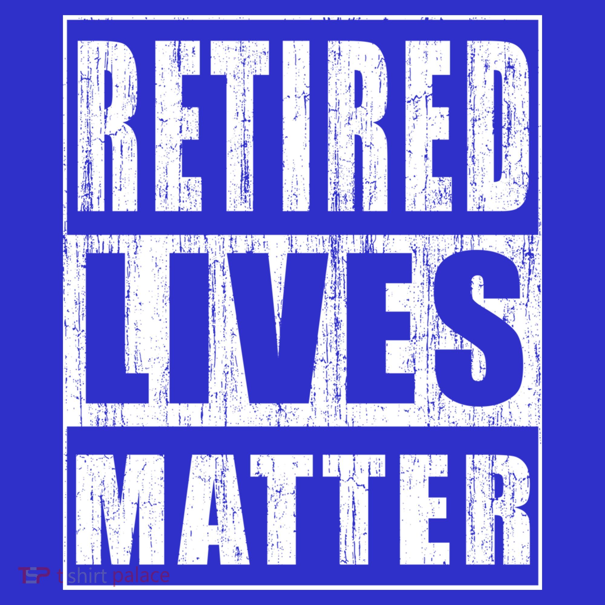 Retired Lives Matter Funny Elderly Senior Gift Meaningful Gift Visor