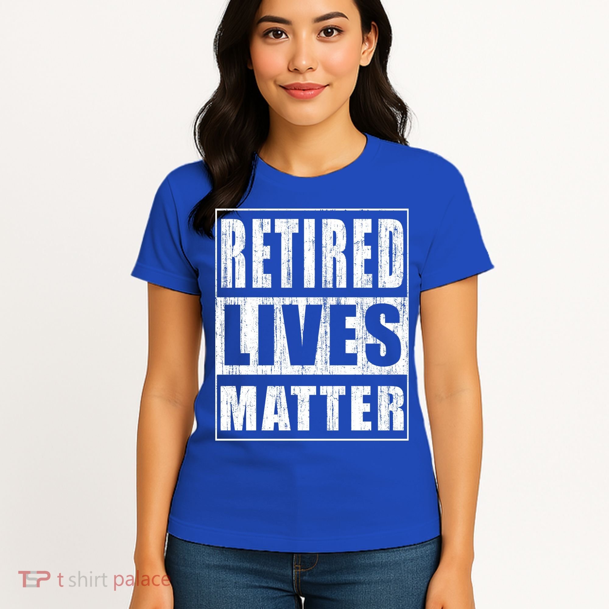 Retired Lives Matter Funny Elderly Senior Gift Meaningful Gift Women's T-Shirt