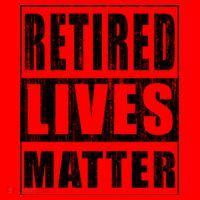 Retired Lives Matter Funny Elderly Senior Gift Meaningful Gift Santa Hat thumb 1