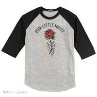 Run Little Mouse Haunting Adeline Raglan Baseball Sleeve Shirt thumb 0
