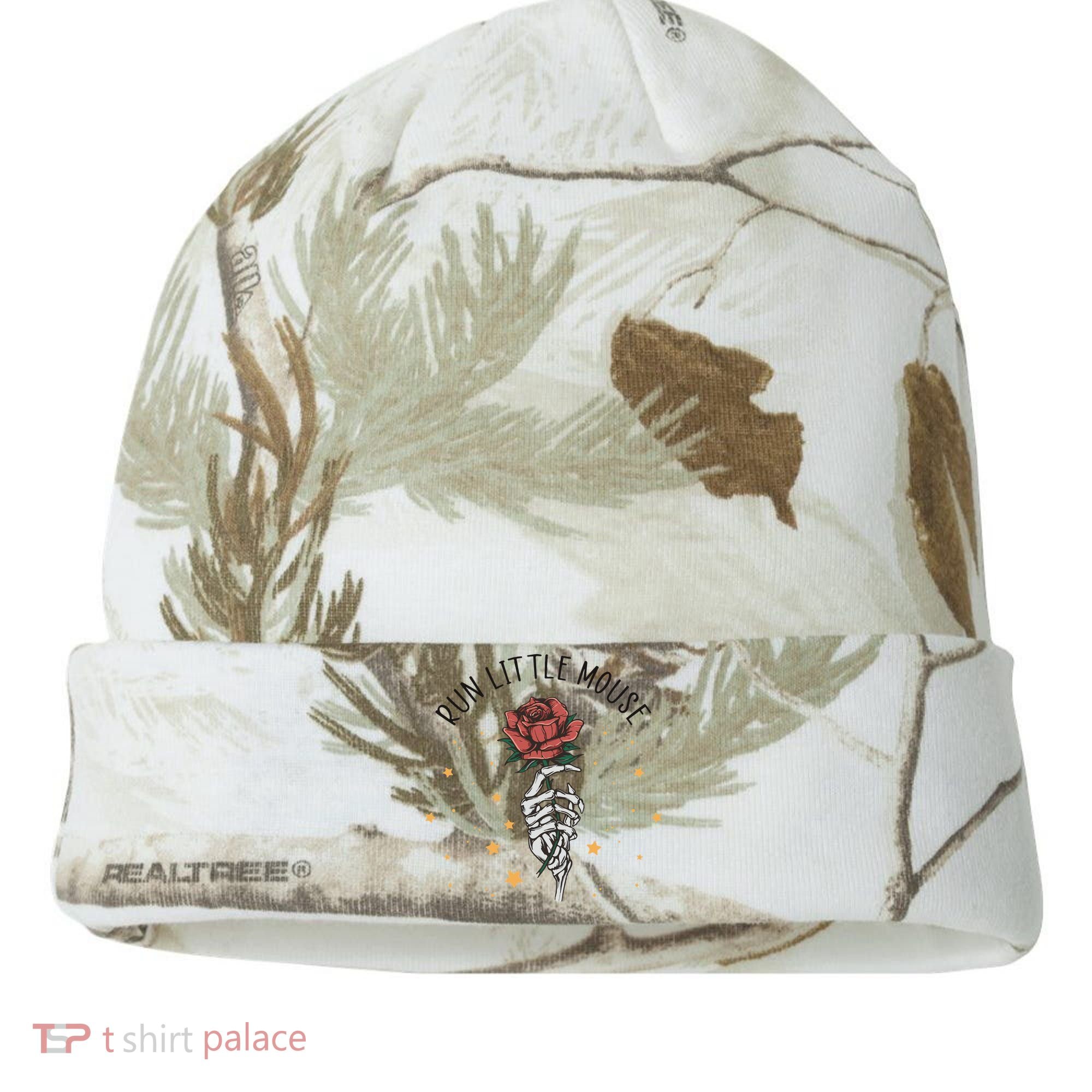 Run Little Mouse Haunting Adeline Kati Licensed 12" Camo Cuffed Beanie