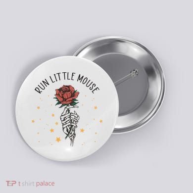 Run Little Mouse Haunting Adeline Button