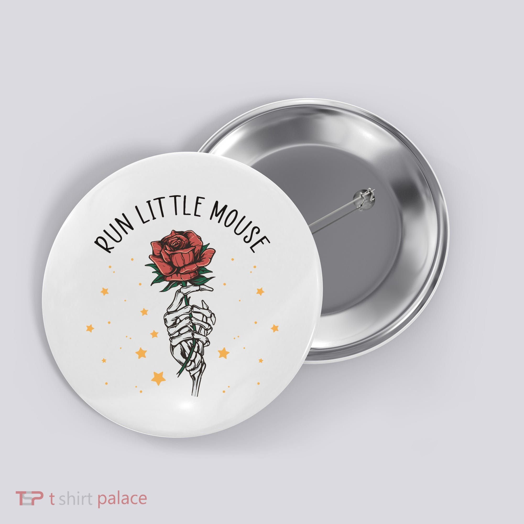 Run Little Mouse Haunting Adeline Button