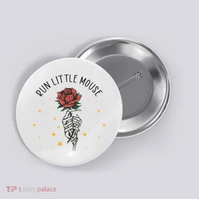 Run Little Mouse Haunting Adeline Button