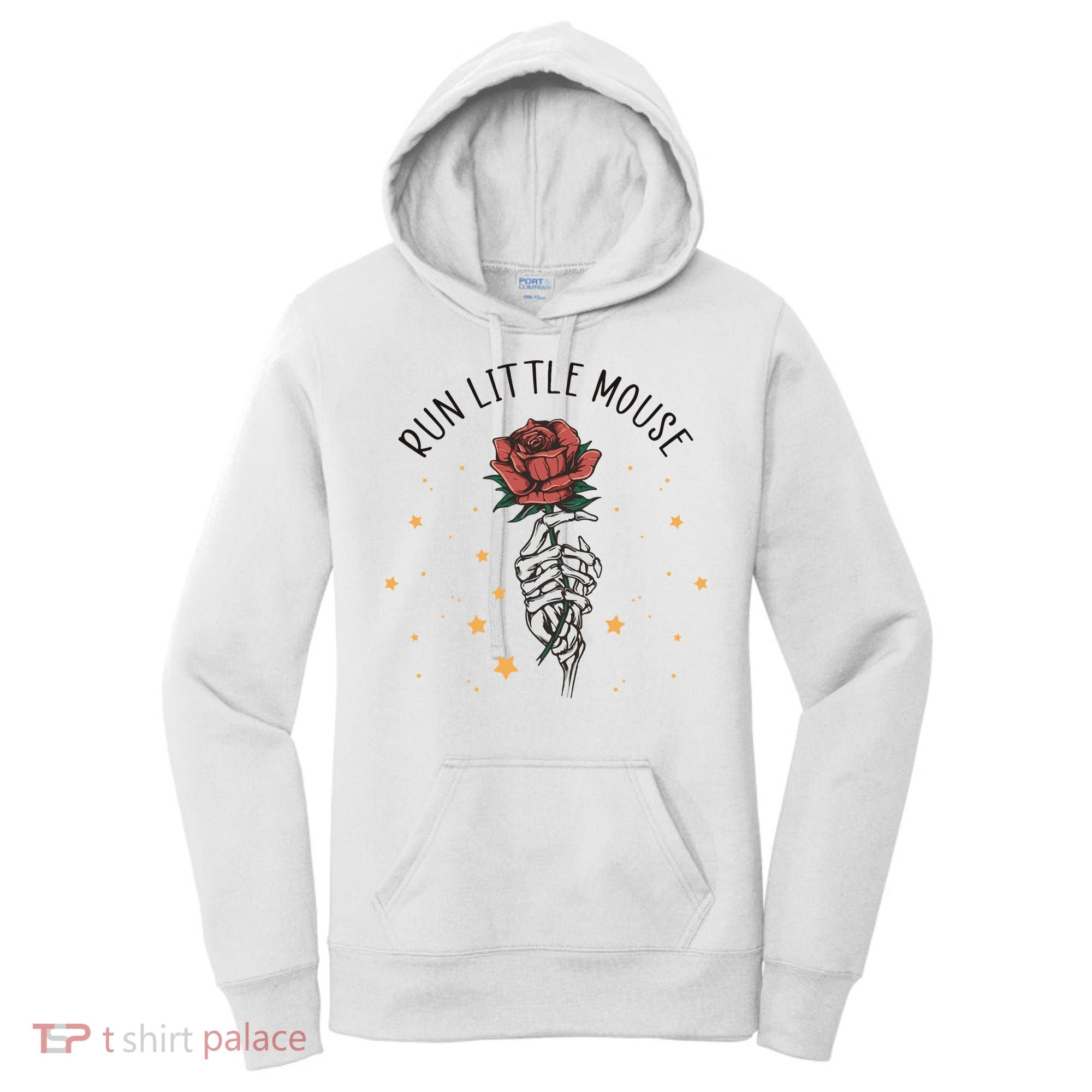 Run Little Mouse Haunting Adeline Women's Hoodie