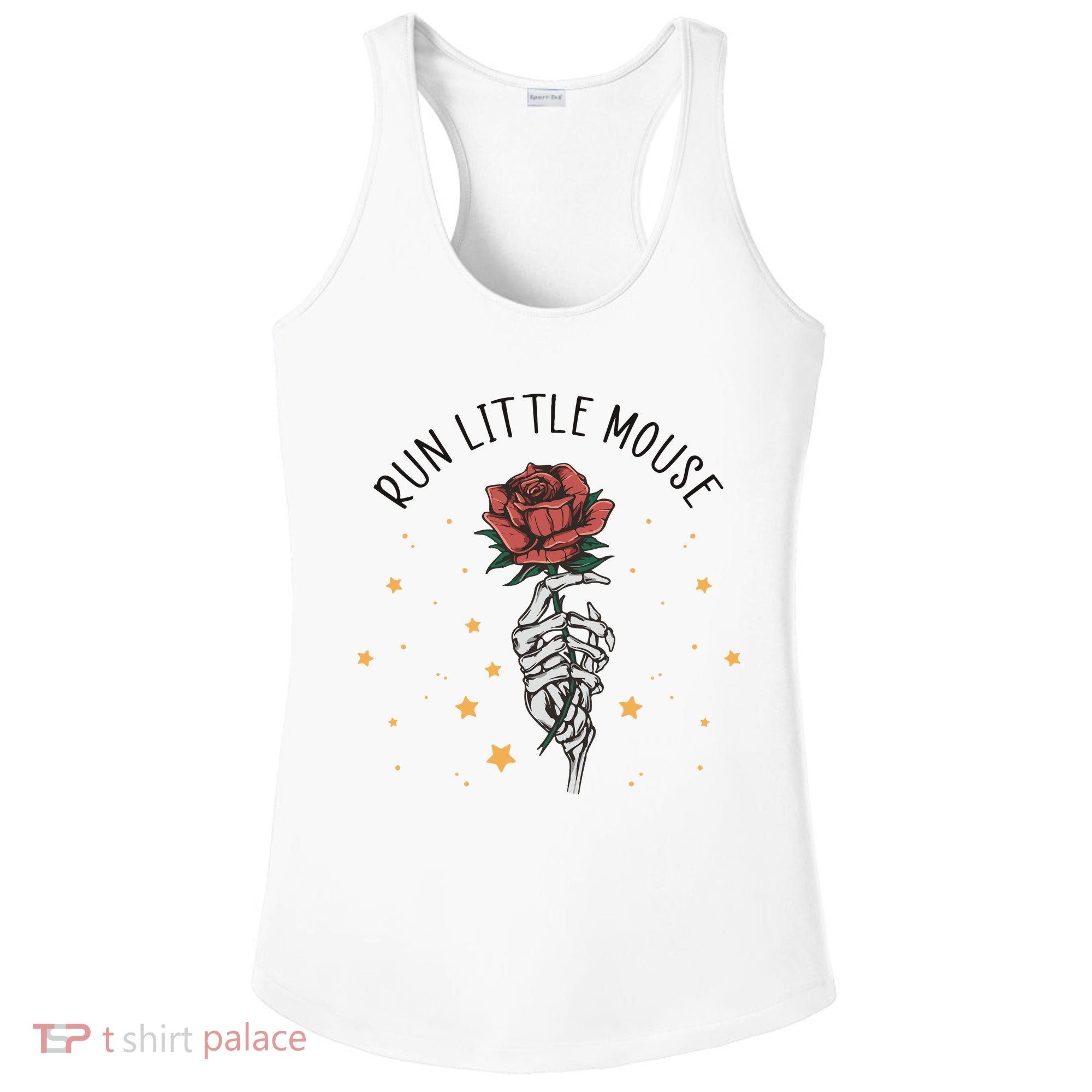 Run Little Mouse Haunting Adeline Ladies PosiCharge Competitor Racerback Tank