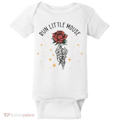 Run Little Mouse Haunting Adeline Baby Bodysuit