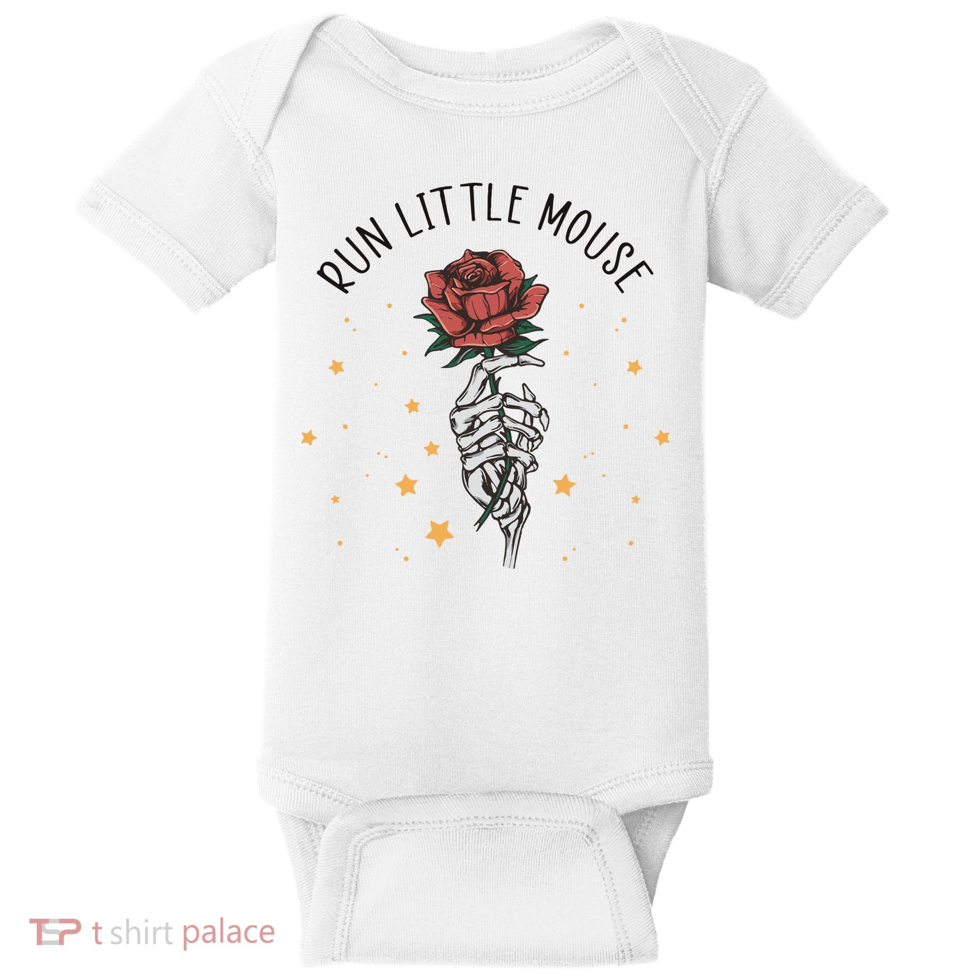 Run Little Mouse Haunting Adeline Baby Bodysuit