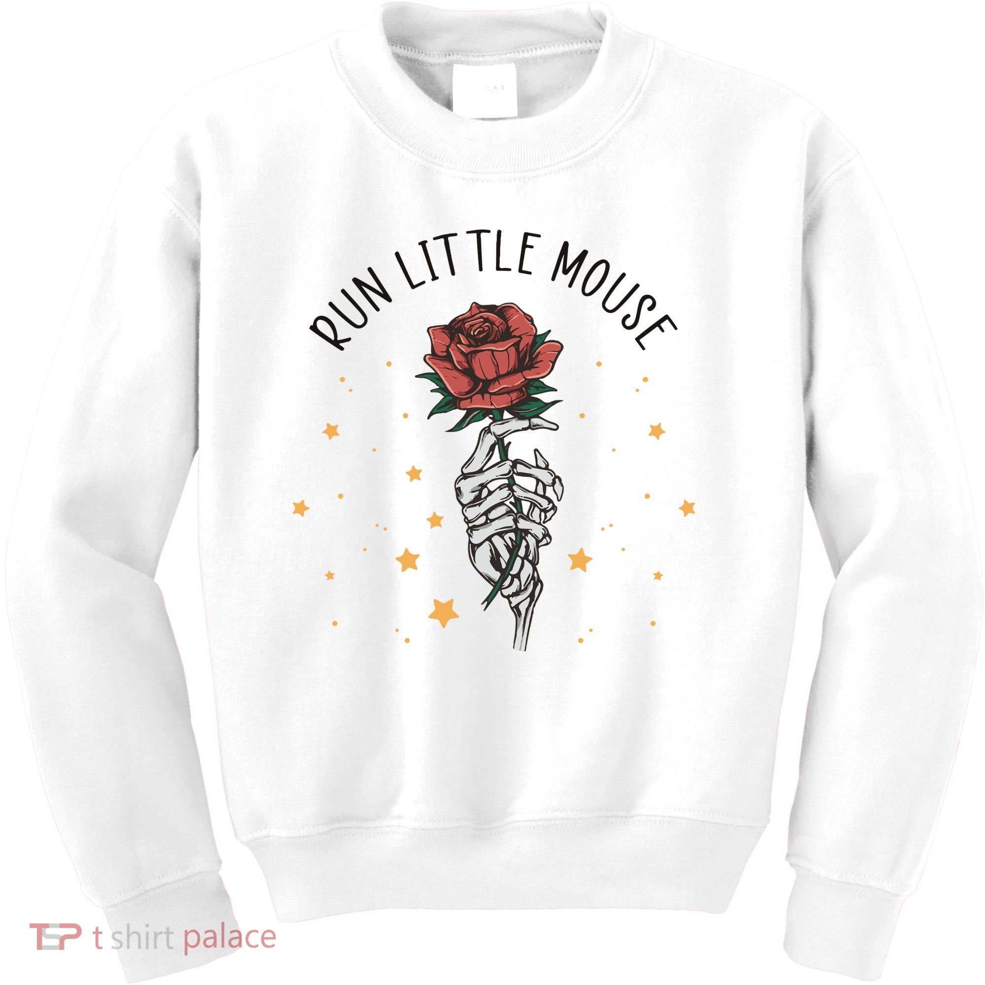 Run Little Mouse Haunting Adeline Kids Sweatshirt